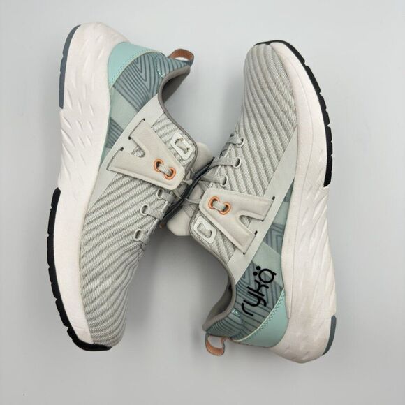 Ryka Pinnacle XT Womens 6.5 Vapor Grey Cross Training Sneakers PRISTINE - Picture 4 of 10